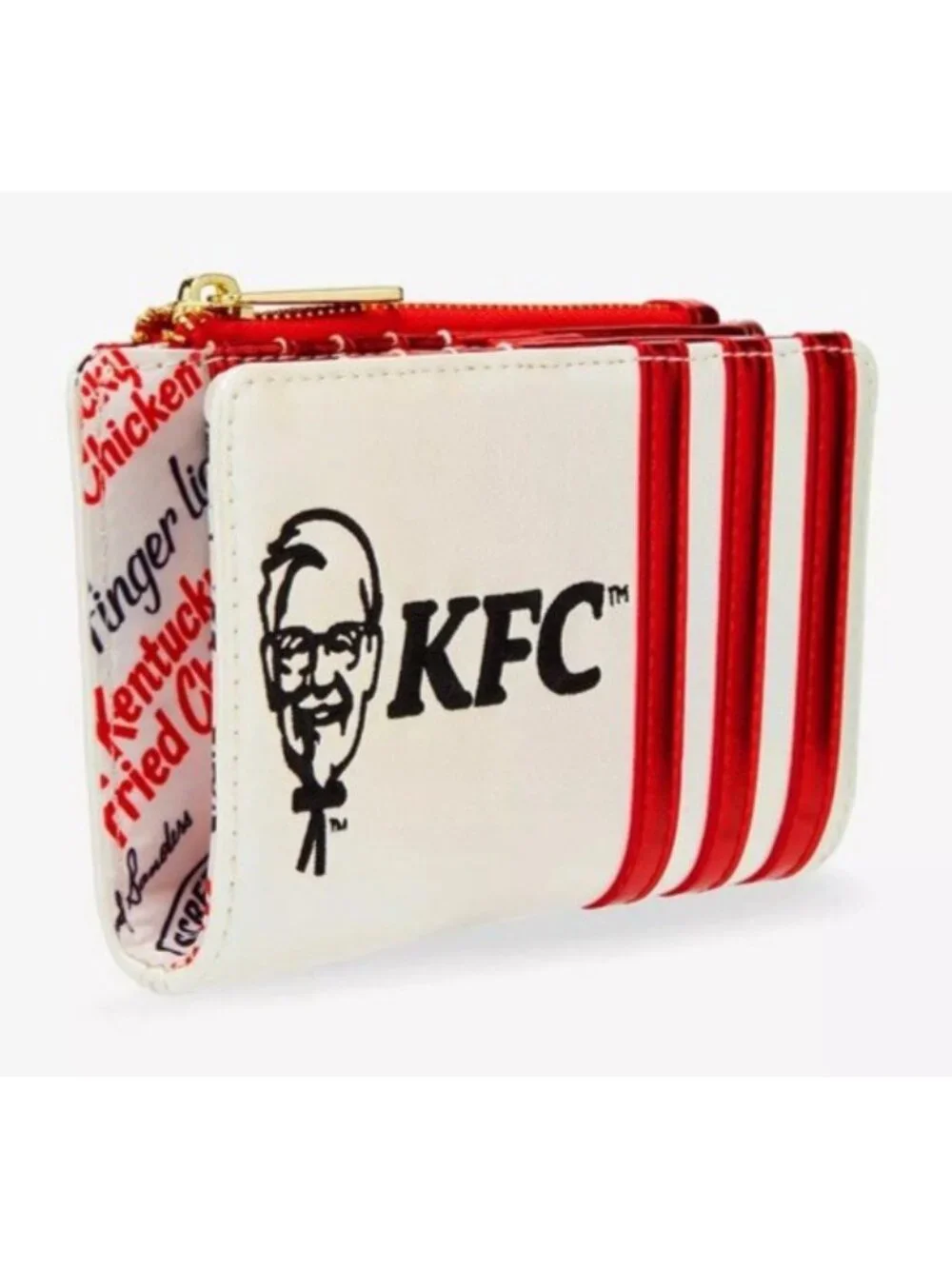 Loungefly KFC Kentucky Fried Chicken Full Size Colonel Sanders Wallet NWT
